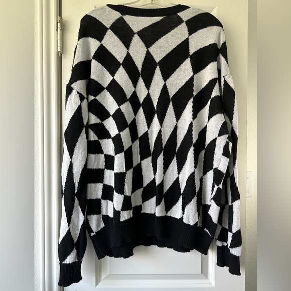 Disney Black and White Mickey Mouse Crewneck Sweater - Picture 4 of 4